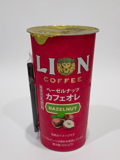 「ドトールコーヒー LION COFFEE ヘーゼルナッツカフェオレ 220ml」のクチコミ画像 by ばぶたろうさん
