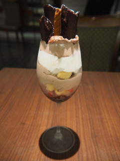 「サンマルク チョコレ‐トのワイングラスパフェ」のクチコミ画像 by taktak99さん