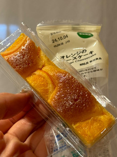 「無印良品 オレンジのチーズケーキ 袋1個」のクチコミ画像 by 芋っさんさん