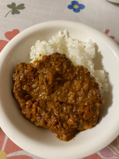 「みなさまのお墨付き しびれる辛さの麻辣ドライキーマカレー 袋160g」のクチコミ画像 by ぱぴぴさん