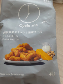 「Cycle.me 濃厚チーズの調製豆乳スナック」のクチコミ画像 by もこもこもっちさん