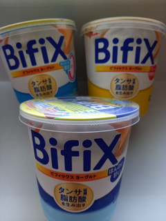 「江崎グリコ BifiXヨーグルト ほんのり甘い脂肪ゼロ カップ375g」のクチコミ画像 by めたろうさん