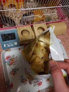 「トップバリュ グリーンアイ Free From 塩だけで味付けした堅めに揚げたポテトチップス 袋55g」のクチコミ画像 by ハムちゃんハムジさん