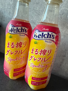 「アサヒ Welch’s まる搾りグレフルスパークリング ペット450ml」のクチコミ画像 by えちえちおひめさん