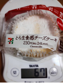 「セブン-イレブン とろ生食感チーズケーキ」のクチコミ画像 by たくすけさん