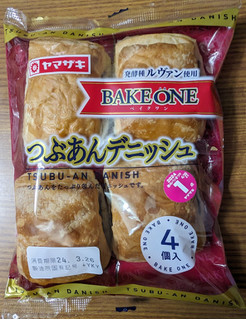 「ヤマザキ BAKE ONE つぶあんデニッシュ 袋4個」のクチコミ画像 by dooさん