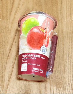 「ローソン NL 1食分の鉄分と葉酸が摂れる のむヨーグルト りんご」のクチコミ画像 by みにぃ321321さん