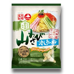 「藤原製麺 北海道 二夜干しラーメン 山わさび冷しラーメン 袋115g」のクチコミ画像 by おしゃべりたまごさん