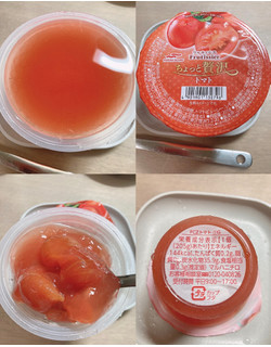 「マルハニチロ フルティシエ ちょっと贅沢 トマト カップ205g」のクチコミ画像 by もぐミさん
