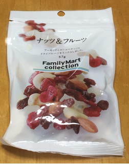 「ファミリーマート FamilyMart collection ナッツ＆フルーツ 袋57g」のクチコミ画像 by エリリさん