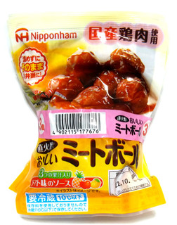 「ニッポンハム 直火焼でおいしいミートボール 袋6個×3」のクチコミ画像 by つなさん