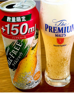 「サントリー オールフリー ライムショット 缶500ml」のクチコミ画像 by ビールが一番さん