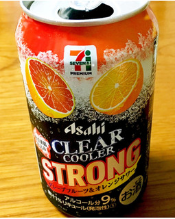 「セブンプレミアム クリアクーラー ストロング グレープフルーツ＆オレンジサワー 缶350ml」のクチコミ画像 by ビールが一番さん