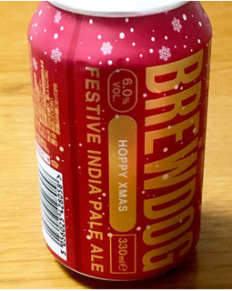 「ブリュードッグブルワリー ブリュードッグ ホッピークリスマス フェスティブIPA 缶330ml」のクチコミ画像 by ビールが一番さん