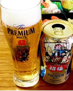 「サントリー ザ・プレミアム・モルツ 七福神デザイン 缶350ml」のクチコミ画像 by ビールが一番さん