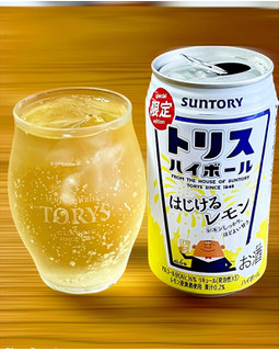 「サントリー トリスハイボール はじけるレモン 缶350ml」のクチコミ画像 by ビールが一番さん