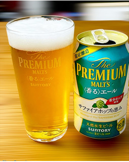 「サントリー ザ・プレミアム・モルツ 〈香る〉エール サファイアホップの恵み 缶350ml」のクチコミ画像 by ビールが一番さん