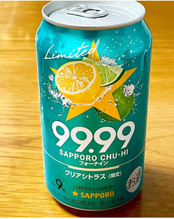 「サッポロ チューハイ99.99 クリアシトラス 缶350ml」のクチコミ画像 by ビールが一番さん