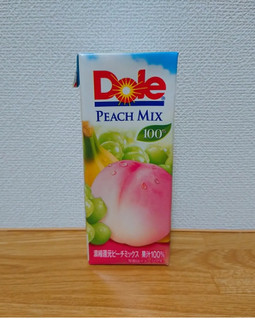 「Dole ピーチミックス100％ パック200ml」のクチコミ画像 by レビュアーさん