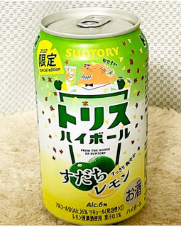 「サントリー トリスハイボール缶 すだちレモン 缶350ml」のクチコミ画像 by ビールが一番さん