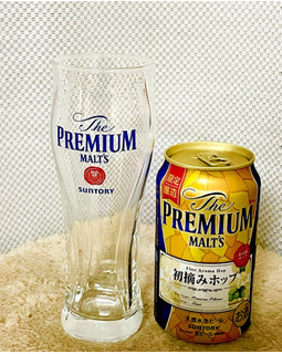 「サントリー ザ・プレミアム・モルツ 初摘みホップ 缶350ml」のクチコミ画像 by ビールが一番さん