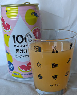 「富永貿易 100％カジューハイ ピンクグレープフルーツ 缶340ml」のクチコミ画像 by もぐちゃかさん