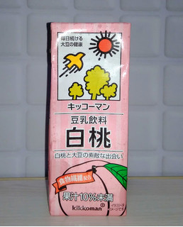 「キッコーマン 豆乳飲料 白桃 パック200ml」のクチコミ画像 by kaviさん