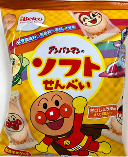 「Befco アンパンマンのソフトせんべい 甘口しょうゆ 袋2枚×16」のクチコミ画像 by SANAさん