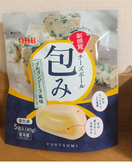 「Q・B・B チーズボール包みゴルゴンゾーラ風味 袋5個」のクチコミ画像 by みっち0204さん