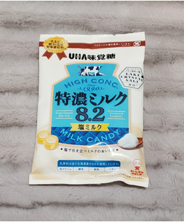 「UHA味覚糖 特濃ミルク8.2 塩ミルク 袋75g」のクチコミ画像 by みにぃ321321さん