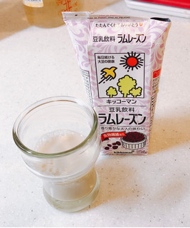 「キッコーマン 豆乳飲料 ラムレーズン パック200ml」のクチコミ画像 by ビーピィさん