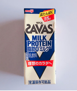 「ザバス MILK PROTEIN 脂肪0 ミルク風味 パック200ml」のクチコミ画像 by レビュアーさん