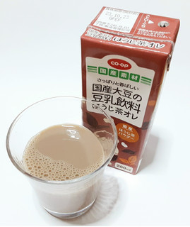 「コープ 国産大豆の豆乳飲料 ほうじ茶オレ 200ml」のクチコミ画像 by つなさん