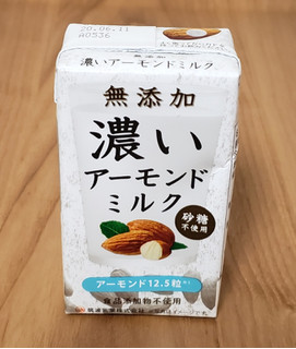 「筑波乳業 無添加 濃いアーモンドミルク パック125ml」のクチコミ画像 by みにぃ321321さん