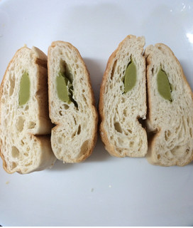 「第一パン 大きな抹茶デニッシュ 袋1個」のクチコミ画像 by めーぐーさん