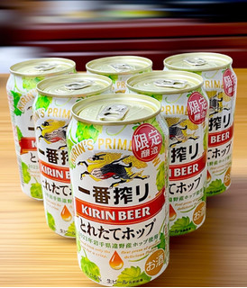 「KIRIN 一番搾り とれたてホップ生ビール 缶350ml」のクチコミ画像 by ビールが一番さん