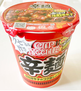 「日清食品 カップヌードル 辛麺 カップ82g」のクチコミ画像 by コーンスナック好きさん