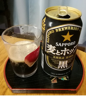 「サッポロ 麦とホップ 黒 缶350ml」のクチコミ画像 by ちるおこぜさん