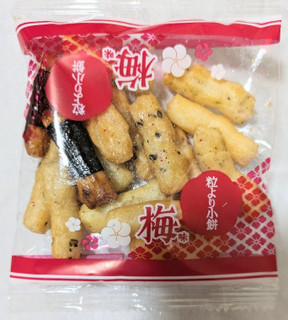 「三幸製菓 粒より小餅 梅味 袋80g」のクチコミ画像 by もぐちゃかさん