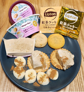 「ハーゲンダッツ ミニカップ 紅茶＆クッキー 優雅なティータイム カップ110ml」のクチコミ画像 by みにぃ321321さん