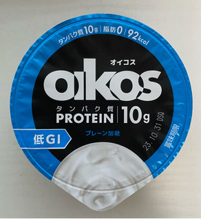 「ダノン オイコス プロテイン10g プレーン 加糖 カップ113g」のクチコミ画像 by わらびーずさん
