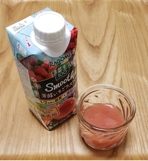 「カゴメ 野菜生活100 Smoothie 芳醇いちごラズベリーMix パック330ml」のクチコミ画像 by みにぃ321321さん