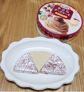 「クラフト 小さなチーズケーキ モンブラン 90g」のクチコミ画像 by みにぃ321321さん