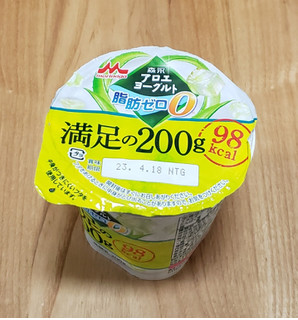 「森永 森永アロエヨーグルト 脂肪0 満足の200g カップ200g」のクチコミ画像 by みにぃ321321さん