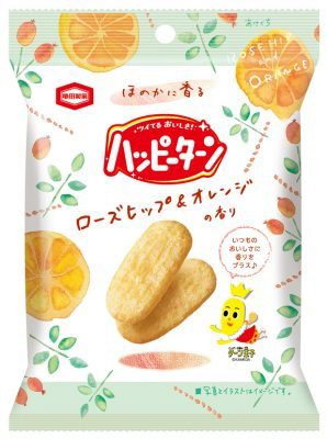 亀田製菓 30g ハッピーターン ローズヒップ＆オレンジの香り