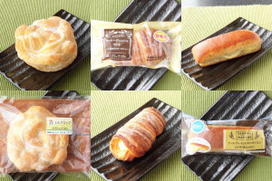 セブン-イレブン「ミルクロック」、ローソン「クッキーデニッシュコロネ～レモン風味のカスタードクリーム～」、ファミリーマート「アールグレイとレモンのバトン」