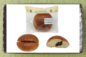 粒あんとバターを、ソフトなフランス生地で挟んだ菓子パン。