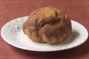 茶色のもこもこした姿のシュー。