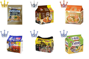 2026年9月第2週】インスタントラーメン・袋めんランキング1位はマル