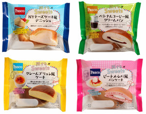 Pasco「旅するsweets」4品新発売！チーズケーキにブリュレ味など♪